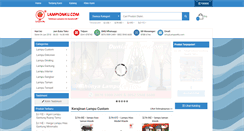 Desktop Screenshot of dunialampu.com